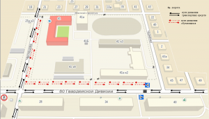 Схема безопасных маршрутов