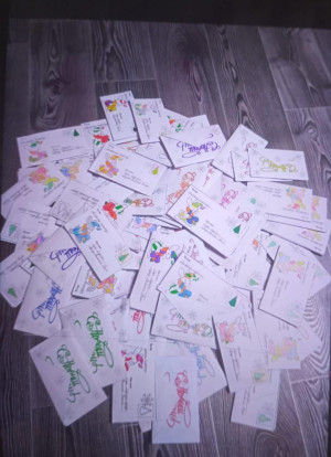 Поздравительные письма от Деда Мороза участникам военной операции