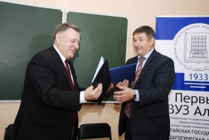 О сотрудничестве педагогических колледжей Алтайского края и Алтайской государственной педагогической академии